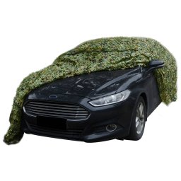 vidaXL Camouflagenet met opbergtas 3x7 m groen