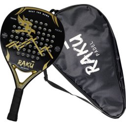 Raku® Eagle Pro Edition - Padel Racket - Padel - Padelrackets - Racket - Paddle - Carbon - Inclusief
