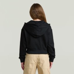 Hooded Cropped Sweater voor meisjes - Roze - meisjes