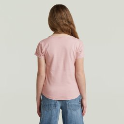 Micro Placket Slim T-Shirt voor meisjes - Roze - meisjes