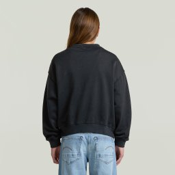 Oversized Crew Sweater voor meisjes - Grijs - meisjes