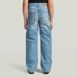 Dakota Regular Straight Jeans voor jongens - Midden blauw - jongens