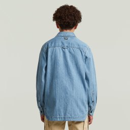 GPO Overshirt voor jongens - Lichtblauw - jongens