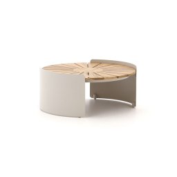 + 15% kassakorting | Bellagio Porcari lounge tuintafel ø70cm (h:30cm) - Laagste prijsgarantie!