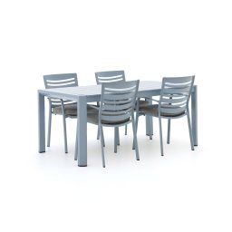 + 15% kassakorting | Hartman Alexandra dining tuinset 5-delig - Laagste prijsgarantie!