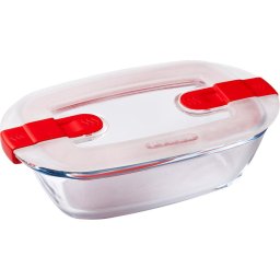 Pyrex Cook & Heat Rechthoek - Deksel - Transparant