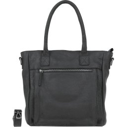 DSTRCT Raider Road Leren Dames Handtas - Zwart