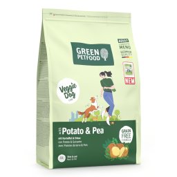 3kg Green Petfood VeggieDog Graanvrij Aardappel & Erwt Droog hondenvoer