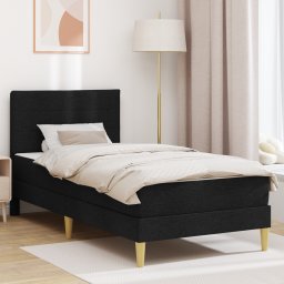 vidaXL Bedframe Zwart 90 x 190 cm Polyester