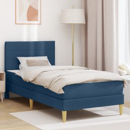 vidaXL Bedframe Blauw 100 x 200 cm Polyester