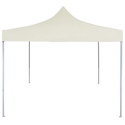 vidaXL Partytent 200 x 200 x 315 cm Crèmekleurig Oxford Stof