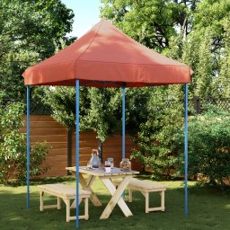vidaXL Partytent 200 x 200 x 306 cm Terracotta Oxford Stof