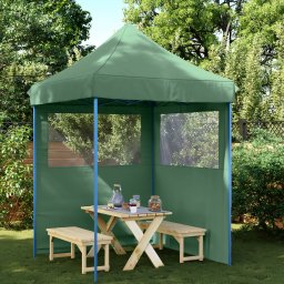 vidaXL Partytent 200 x 200 x 306 cm Groen Oxford Stof