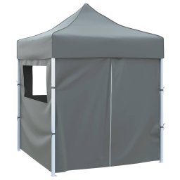 vidaXL Partytent 200 x 200 x 315 cm Antraciet Oxford Stof