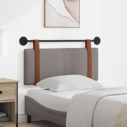 vidaXL Hangend hoofdbord Taupe Antiek PU