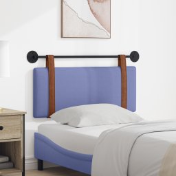 vidaXL Hangend hoofdbord Jeans Blauw Antiek PU