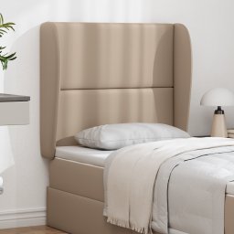 vidaXL Hoofdbord oor Bruin 80 x 23 x 6 cm PVC