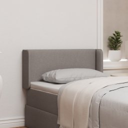 vidaXL Hoofdbord oor Taupe 40,5 x 40,5 x 4 cm Stof
