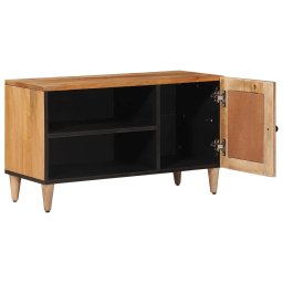 vidaXL TV-kast met opslag Naturel 80 x 33 x 46 cm Massief Mango Hout