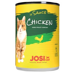 12x 415g JosiCat in saus kip natvoer voor katten