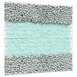 vidaXL Tuinstenen Turquoise 12 cm Glas