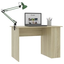 vidaXL Bureau 110x60x73 cm bewerkt hout sonoma eikenkleurig