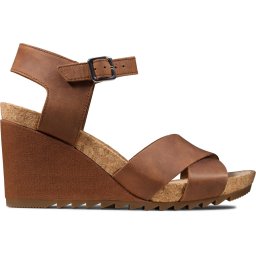 Clarks - maat 41- Flex Sun Dames Sandalen - Leather