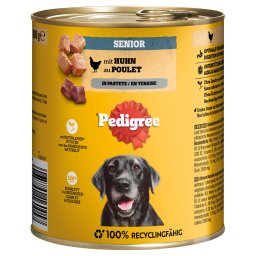 12x800g Senior kip in paté Pedigree Classic natvoer voor honden