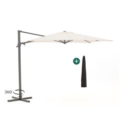 + 15% kassakorting | Shadowline Francisco zweefparasol 260x260cm - Laagste prijsgarantie!