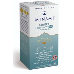 Minami MorEPA Mini Platinum + Vitamine D3 Softgels