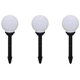 vidaXL Tuinpadlampen 6 st met grondpin LED 20 cm