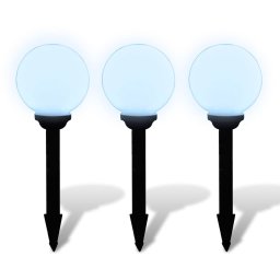 vidaXL Tuinpadlampen 3 st met grondpin LED 20 cm