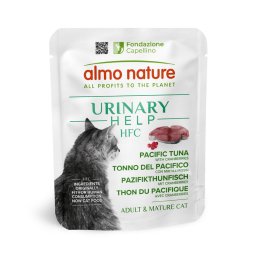 Voordeelverpakking: 24x50g Almo Nature HFC Urinary Help Pacific tonijn met veenbessen nat kattenvoer