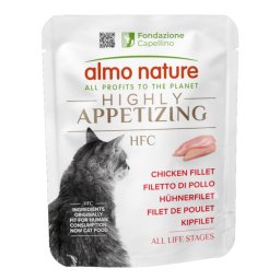6x50g Almo Nature HFC Zeer Smakelijk Kipfilet natvoer voor katten
