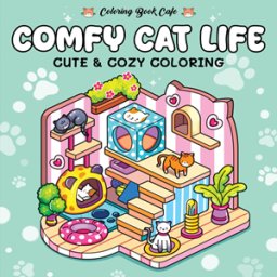 Cute & Cozy - Comfy Cat Life Kleurboek