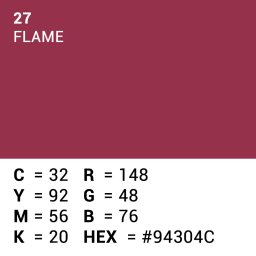 Superior Achtergrondpapier Flame 1.35m x 11m