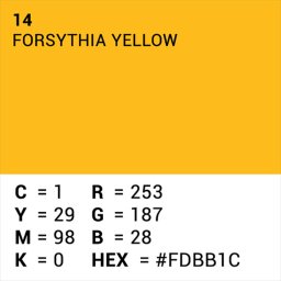 Superior Achtergrondpapier Forsythia Yellow 2.72m X 11m