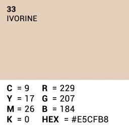 Superior Achtergrondpapier Ivorine 2.72m x 11m