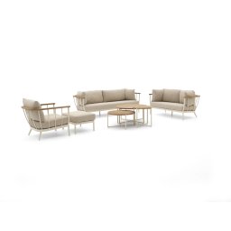 + 15% kassakorting | Apple Bee Condor stoel-bank loungeset 7-delig 6-zits - Laagste prijsgarantie!
