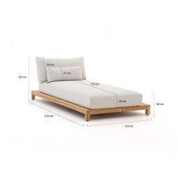 + 15% kassakorting | SUNS Portofino ligbed - Laagste prijsgarantie!