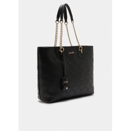 Liu Jo Adonide Shopping Bag Dames Shopper - Zwart - PU - One Size