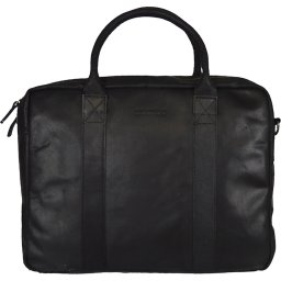 DSTRCT Laptoptas / Werktas - Dames - 15.6 inch - Leer - Main Street - Zwart