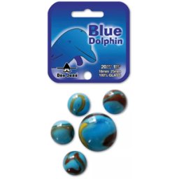 Blue Dolphin knikkers (21 stuks)