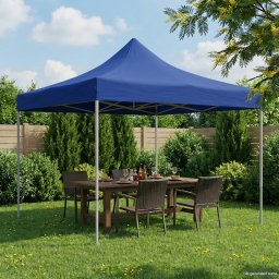 vidaXL Partytent 291 x 291 x 315 cm Blauw Oxford Stof