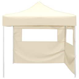 vidaXL Partytent 291 x 291 x 315 cm Crèmekleurig Oxford Stof