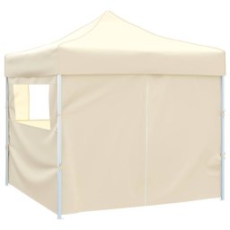 vidaXL Partytent 291 x 291 x 315 cm Crèmekleurig Oxford Stof