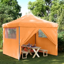 vidaXL Partytent 292 x 292 x 315 cm Oranje Oxford Stof