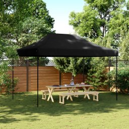 vidaXL Partytent 279 x 410 x 315 cm Zwart Oxford Stof