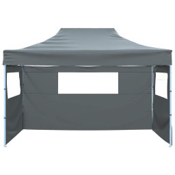 vidaXL Partytent 280 x 410 x 315 cm Antracietkleurig Oxford Stof