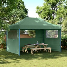 vidaXL Partytent 279 x 410 x 315 cm Groen Oxford Stof